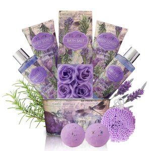 D Lux Rosemary and Lavender 12  items with   Reusable Metal Container